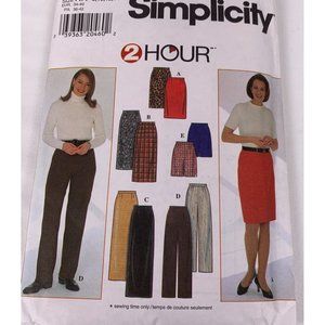 Vintage Simplicity 7693 Women's Skirt, Pants, Shorts Pattern Size KK 8 - 14